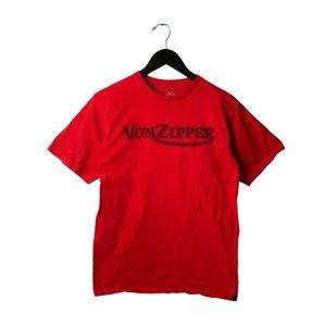 Von Zipper T Shirt American Surfing Brand Graphic Tee Short Sleeve 100% Cotton M